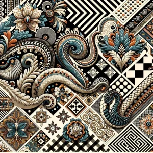 batik ular