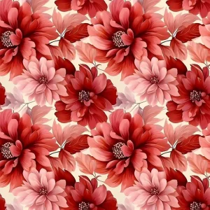 pastel bunga merah